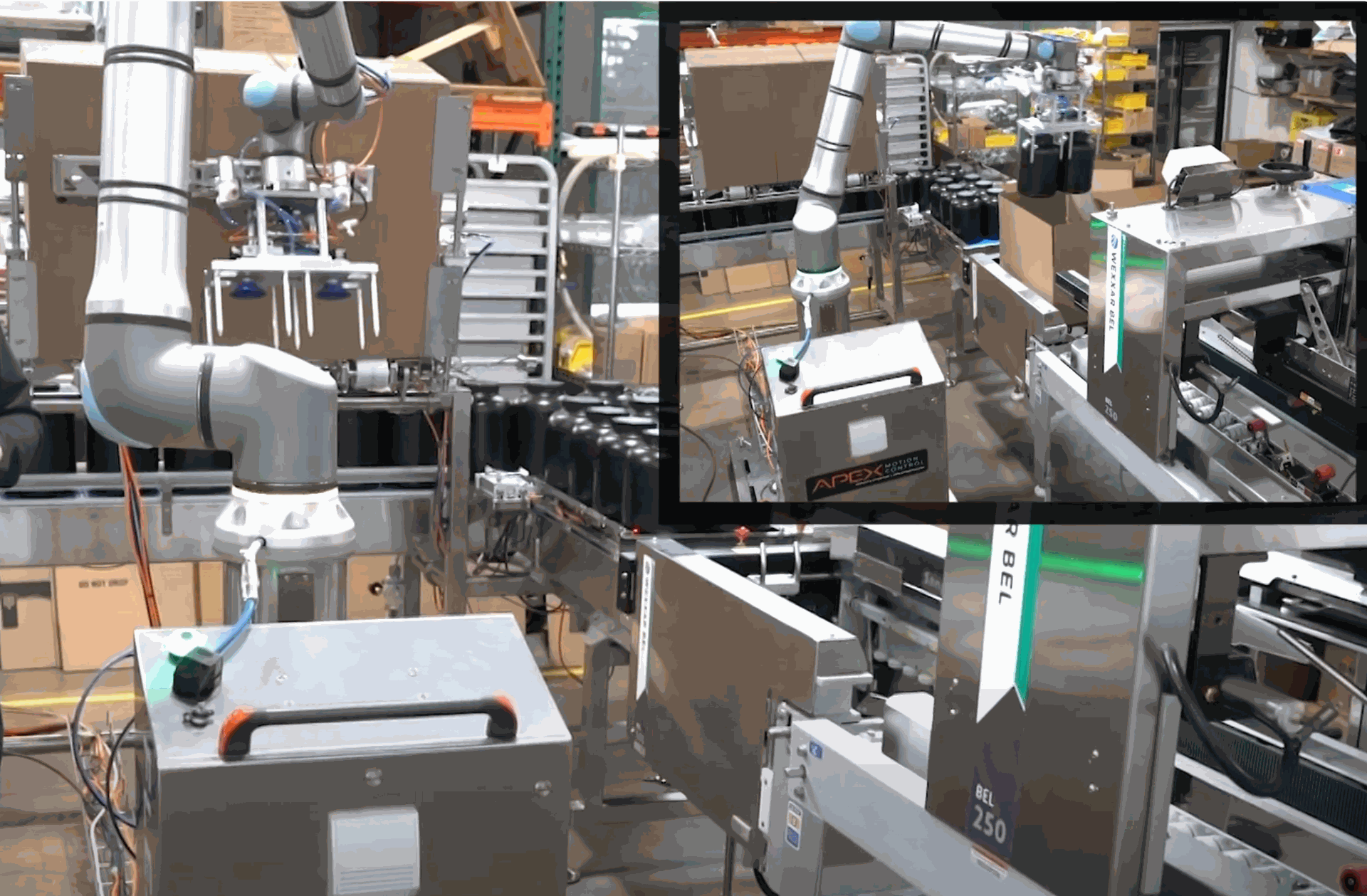 Videos of robotic food and bakery production